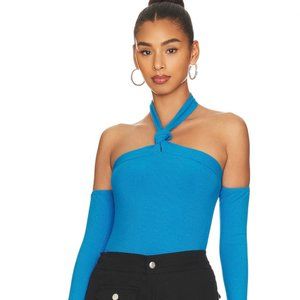 NWT Superdown Miya Halter Top in Blue Size Medium
